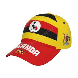 Casquettes de balle unisexe drapeau ougandais ougandais Cool adulte casquette de Baseball chapeau patriotique pour les Fans de football de Baseball hommes femmes 231204