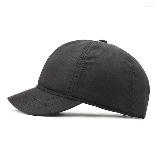 Gorras de bola Unisex Vintage Gorra de béisbol de ala corta Hombres Mujeres Papá Sombrero Ajustable Estilo camionero Perfil bajo Ciclismo Secado rápido