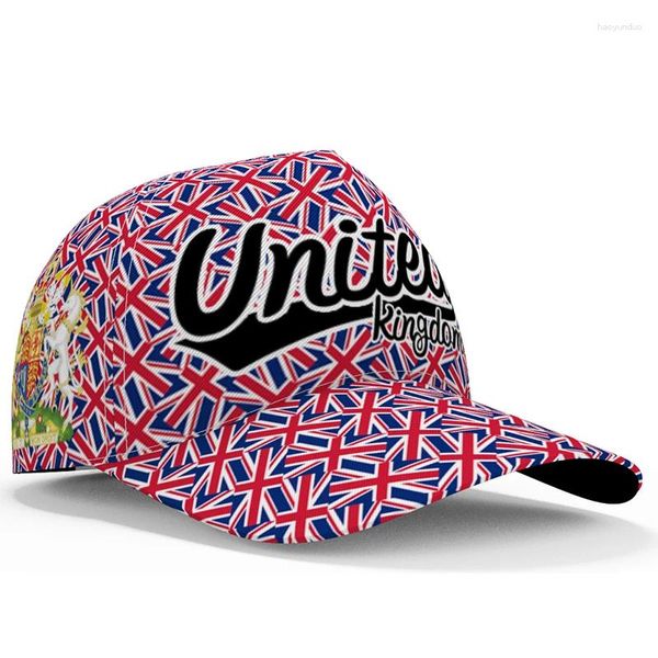 Gorras de béisbol Reino Unido Béisbol Sombreros personalizados Reino Unido Gbr Bandera británica Viaje Inglaterra Gran Bretaña Nación Gran Bandera de Irlanda del Norte