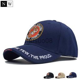 Gorras de béisbol Cuerpo de Marines de los Estados Unidos Gorra de béisbol de hueso táctico Hombres Navy Seals Hat para adulto Tamaño 56-59cm J230608