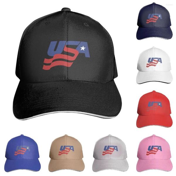 Ball Caps USA Baseball Cap ajusté Print Dada Hat Sport Randonnée All Seasons Chapeaux Snapback pour hommes Femmes Adultes Youth American Trucker