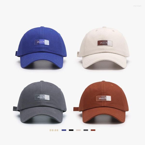 Gorras de béisbol VACIGODEN, parche de letras a la moda, gorra de béisbol con visera curvada, gorra de béisbol informal para exteriores para mujer, sombrero de protección solar ajustable para hombres