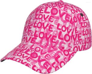 Ball Caps Valentine's Day Baseball Cap Cute verstelbare Trucker Hat Snapback voor Summer Sports Travel