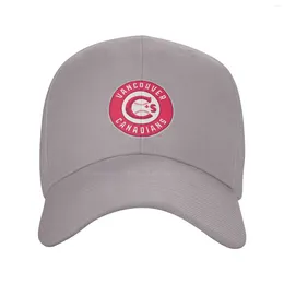 Casquettes de baseball Vancouver Canadiens Logo imprimé graphique décontracté casquette en jean tricoté chapeau de baseball