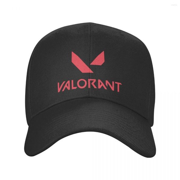 Gorras de béisbol con logotipo de Valorant para videojuegos, gorra de béisbol para hombres y mujeres, gorra de papá ajustable personalizada para adultos, gorras de verano y primavera de Hip Hop