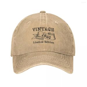 Ball Caps Vintage 1960 Édition limitée Baseball Style Unisexe Style lavé en détresse dans les activités chapeau