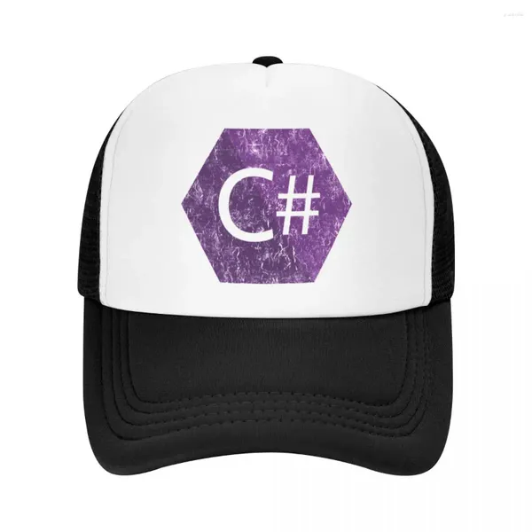 Gorras de bola Vintage C # C Sharp Programador Gorra de béisbol Montañismo en sombrero Hombre Lujo Masculino Mujer