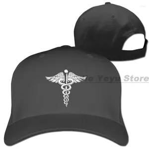 Ball Caps Vintage Caduceus Symbole - Nurses Médecins Medic Healthcare Baseball CAP Men de camionneur Femme Camilier Fashion Réglable