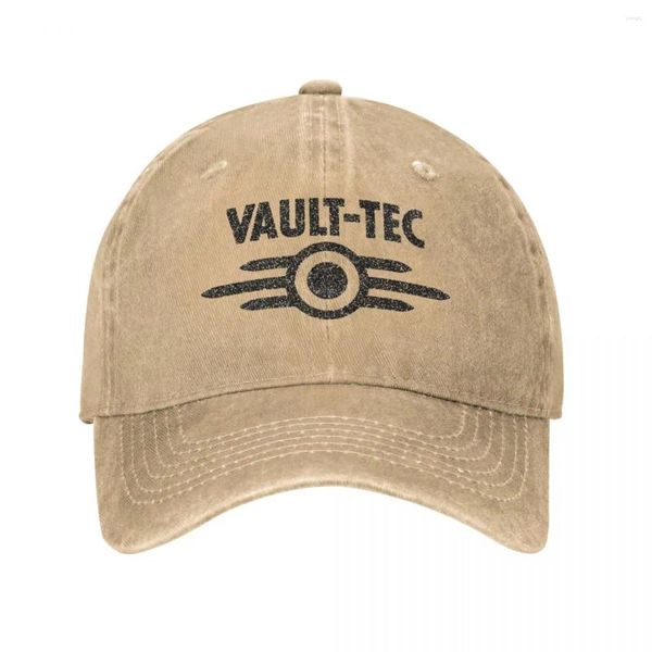 Ball Caps Vintage Fallouts Game nucléaire logo Baseball Cap Men Femmes Femmes Video du soleil lavé en détresse