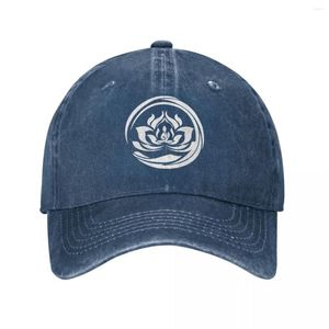 Casquettes de baseball Vintage The Untamed Yunmeng Jiang Sect Casquette de baseball pour hommes en détresse Denim Snapback Chapeau Entraînements en plein air Chapeaux réglables