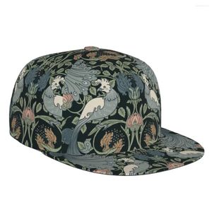 Casquettes de baseball Vintage Wittle Bird Floral 3D Imprimer Casquette de baseball Casual Chapeau de soleil élégant style ethnique mode scène hip hop femmes hommes