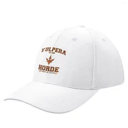 Tapas de pelota Vulpera Horde Baseball Cape en el sombrero Beach Men sombreros para mujeres