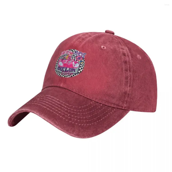 Casquettes de boule Wacky Races chapeau multicolore à visière casquette pour femme colorée belle dame chapeaux de Protection de visière personnalisés