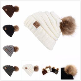 Kogelcaps warme dames mannen wol baggy winter haakhaak gebreide hoed ski slouchy honkbal capsbal