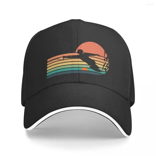 Ball Caps Water Ski Skier Skier Sticker Decal Baseball Cap Sun Sun pour enfants Chapeaux drôles femmes hommes