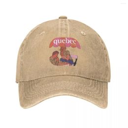 Casquettes de baseball Ween Quebec Cowboy Hat Beach Noir Chapeaux élégants pour femmes et hommes