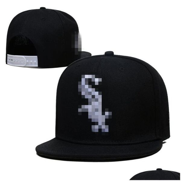 Ball Caps White Soxes - Letter Baseball Snapback Hats for Men Women Hip Hop Casquette Hat plus récent Styles d'été Livraison de gouttes de cadeaux OTDUX