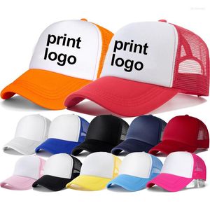 Las gorras de bola venden al por mayor el precio personalizado del logotipo del sombrero del camionero de la impresión de la gorra de béisbol de la malla 30pcs