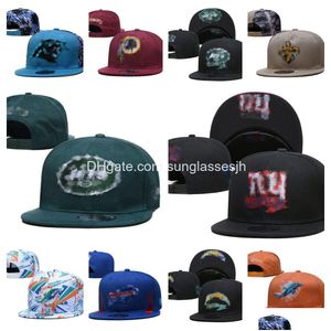 Ball Caps Groothandel Alle Teams Logo Ontwerper Hoeden Baskball Snapback Uniseks Geborduurd Voetbal Gesloten Mesh Flex Mutsen Hoed Hip Hop S Dhfai