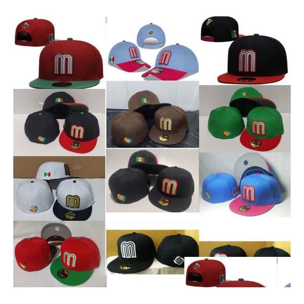 Casquettes de baseball Vente en gros Amérique 32 équipes Football Baseball Chapeau Fans de basket-ball Snapbacks Chapeaux Tous ajustés Snapback Hip Hop Sports Mix Ord Dheqm