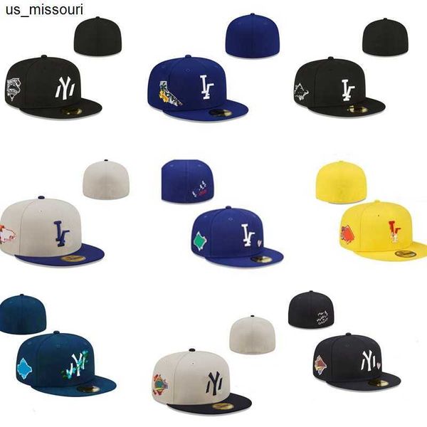 Tapas de pelota al por mayor del equipo de la gorra de béisbol equipada para hombres y femeninos de fútbol Fans de baloncesto Snapback Hat más 1000 Mezclar orden J230520