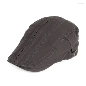 Casquettes de balle en gros classique mode unisexe coton Sboy peintre béret chapeau personnalisé Ivy