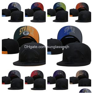 Gorras de béisbol Sombrero de diseñador al por mayor Snapbacks Todo el logotipo del equipo Sombreros deportivos Snapback Bordado Malla Carta de algodón Gorros Gorra de fútbol Clas Dhgrk