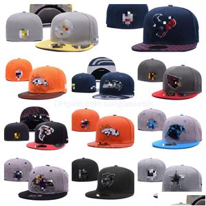 Ball Caps Chapeaux de créateurs en gros de chapeaux ajustés Snapbacks Tous les équipes de basket-ball Ajustement Sports Outdoor broderie Coton F DHGNQ