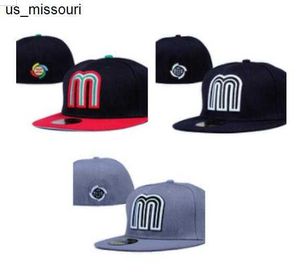 Gorras de béisbol Orden de mezcla al por mayor México Todos los equipos Sombreros de béisbol ajustados para hombres Gorras Snapback Envío gratis J230520