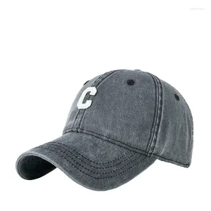 Ball Caps larges et profonds Big Baseball Soft Denim Lavage Old Sun Cap Men Femme Femme Classical Sport Hat