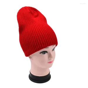 Casquettes de boule d'hiver sur mesure tricoté chapeau carrelé pour hommes femmes casquette de melon personnalité sauvage chapeaux à brides plus chaud Bonnet Ladie décontracté