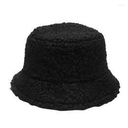 Kogelcaps winter faux pluizige koe print emmer hoeden vrouwen buiten warme zon hoed zacht fluweel corduroy meisjes 9-10