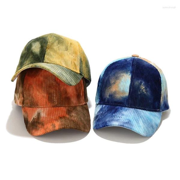 Capas de pelota Invierno Corazón cálido Capilla de béisbol Moda de moda masculina Tie-tye femenina callejata al aire libre Hip Hop Trucker Gorras Hombre