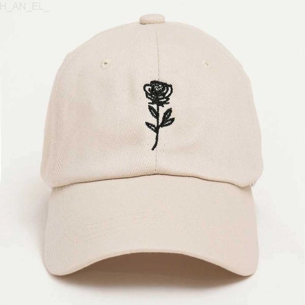 Gorras de bola Mujer Bordado Algodón Gorra de béisbol Niños Niñas Snapback Hip Hop Sombrero plano Algodón Rosa Bordado Gorra de béisbol Moda Sombrero salvaje L231212