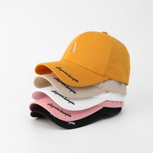 Ball Caps Dames Summer Hat Spring en herfst Koreaanse versie van het Wild Tide Brand Ins Japanese Outdoor Street Men's Baseball Cap