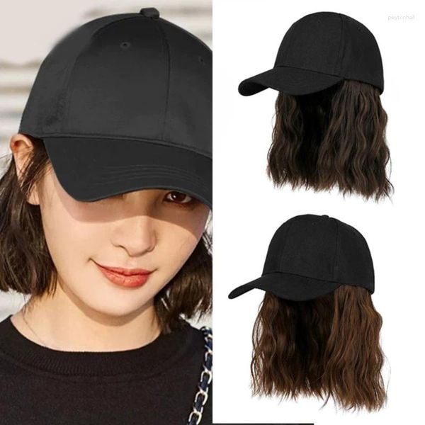 Ball Caps Femme Baseball avec Bob Hair Breathable Sun Sun pour les filles