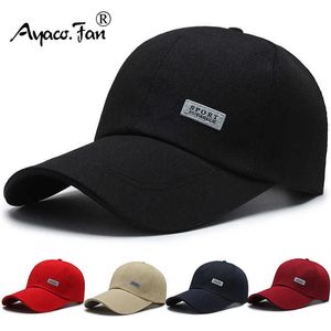 Ball Caps Women Long Brim Baseball Cap Summer Men Solid Snapback Unisex Label Gedrukt Sunhat Autumn Sports Hip Hop Baseball Hat Casquette R230220