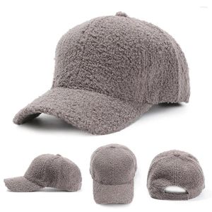 Casquettes de baseball Femmes Hommes Épaissir Chaud Street Wool Hip Hop Cap Baseball Peaked Hat