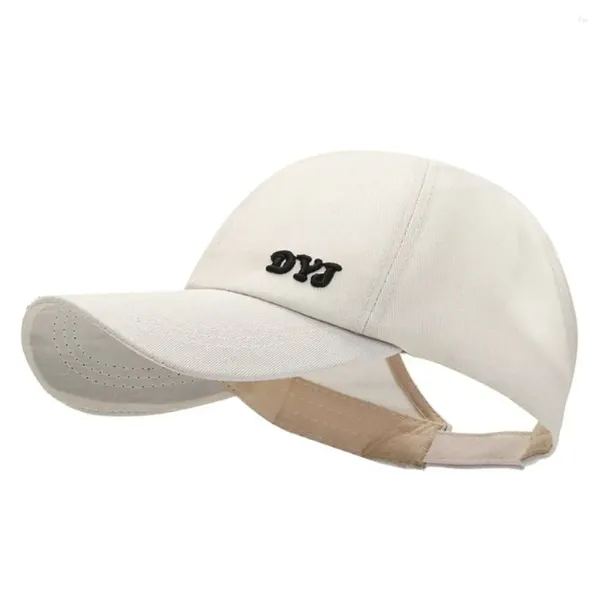 Casquettes de baseball Chapeau de soleil haut pour femme Protection de baseball Casquette à visière pour homme Sports Running avec trou