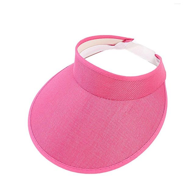 Gorras de bola Lino de mujer Sombrero de copa vacío Color sólido Moda Casual Unisex Verano para mujeres y hombres Casquette Hommes