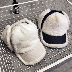 Kogelcaps vrouwen winter honkbal pet pluche dikke warme hoed mode romantische ski unisex buiten verstelbare gorras cadeau 221122