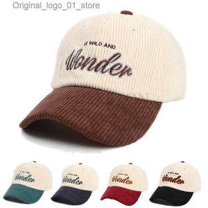 Ball Caps Womens Hat Letter Broidery Vintage Chirurtoy Baseball Chatte Candy Chat d'hiver chaud Womens Fresh Hip Hop Hat Bones Gorilla Q240408