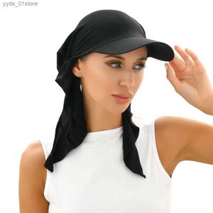 Gorras de bola Sombreros para mujer Musulmán Multicolor Hijab Béisbol C Clásico Tuan Sombrero Moda Pañuelo Sombreros para el sol Bufanda suave Cs Envío gratis L240314