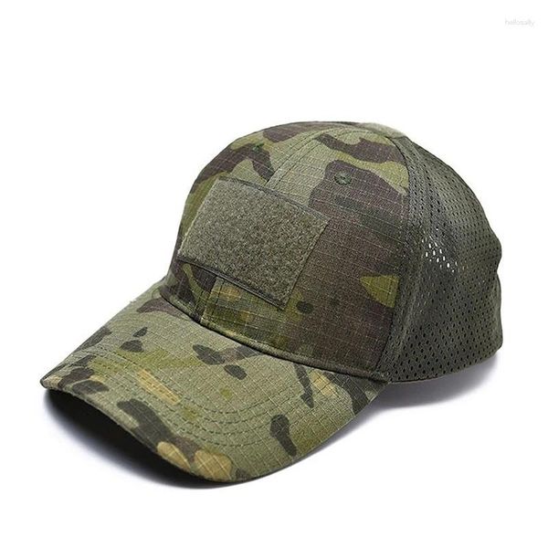 Casquettes de balle Woodland Marpat Low Crown Multicam Operator Hat Camo Mesh Cap Chapeaux Tactique Entrepreneur Armée Baseball