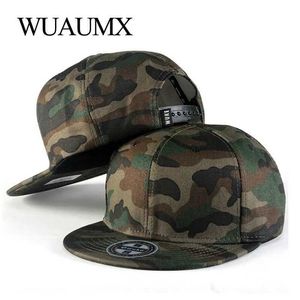 Gorras de bola Wuaumx Sombrero de béisbol de verano para hombre Camo Hip Hop 5 Panel Botón Sombrero para mujer Touca Gorras Planas Cassette Chapeau 18 Estilo J240226