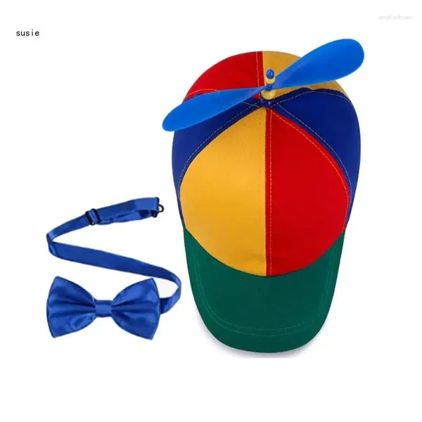 Gorras de bola X7YA Harajuku Béisbol Bow Tie Set Carnaval Navidad Niño Invierno Duckbill