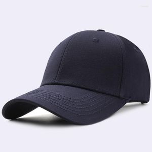 Ball Caps XXXL Grote Extra Maat Katoen Effen Baseball Cap Heren Hoofd Verstelbaar Hard Gevoerd Lente Zomer