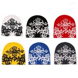 Gorras de bola Y2K Boys Harajuku Estilo Slouchy para mujeres Jacquard Hat Versátil