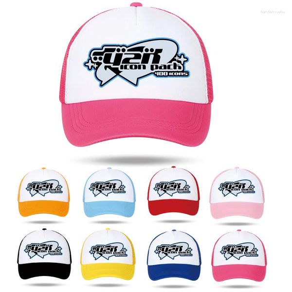 Gorras de béisbol Y2K estilo coreano INS malla transpirable gorra de béisbol japonés lindo moda Hip Hop sombrero mujeres pareja regalo de cumpleaños