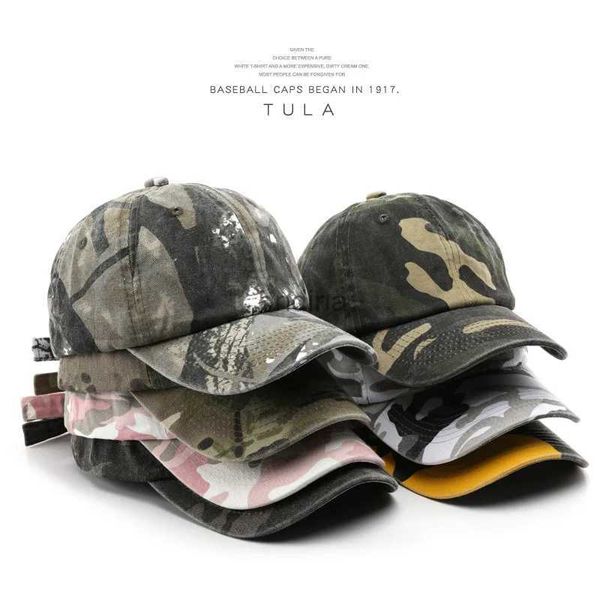 Gorras de bola Amarillo Verde Camuflaje Camping Gorra de béisbol Deportes al aire libre Sombra de sol Gorras para correr para hombres Verano Mujeres Sombreros Huesos Masculinos YQ240117